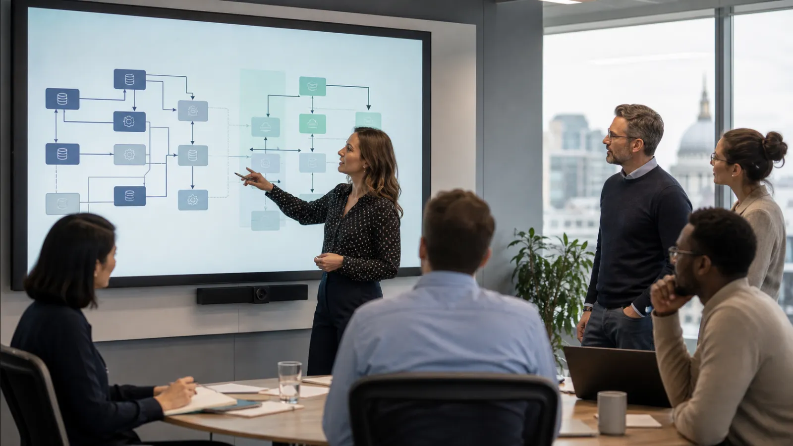 Software team mapping legacy constraints and incremental modernisation boundaries
