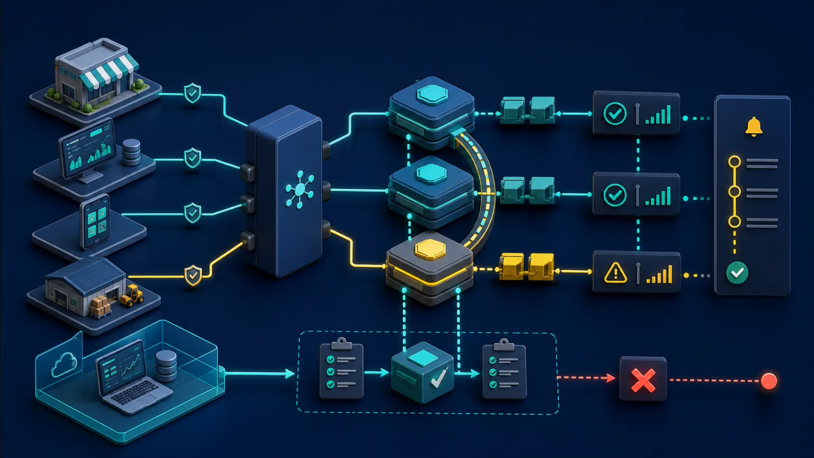 Multiple API versions connecting customers safely