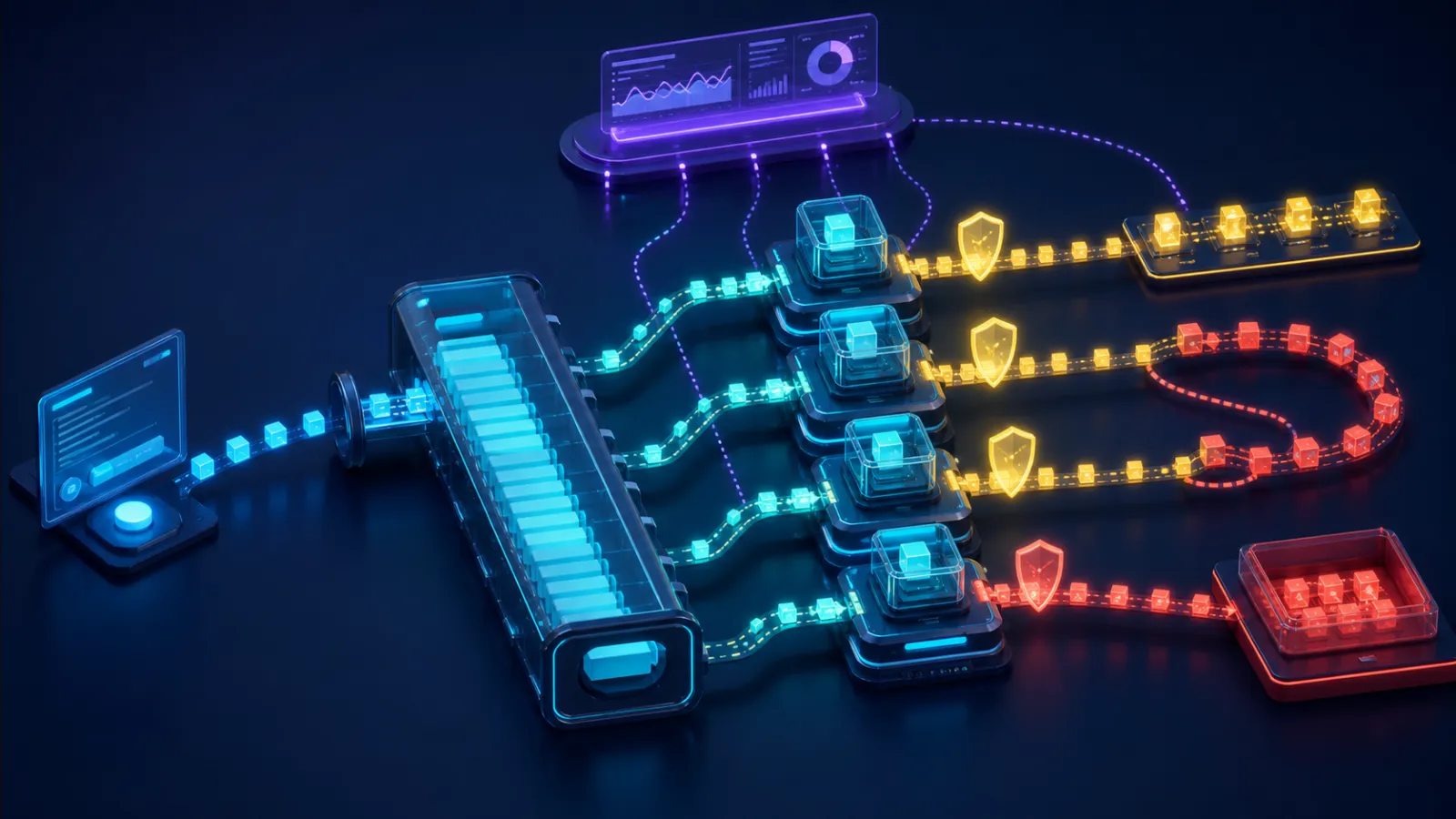 Queue-driven cloud workers processing tasks
