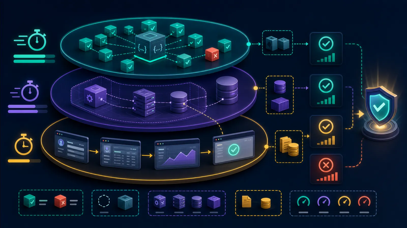 Modern .NET testing strategy diagram