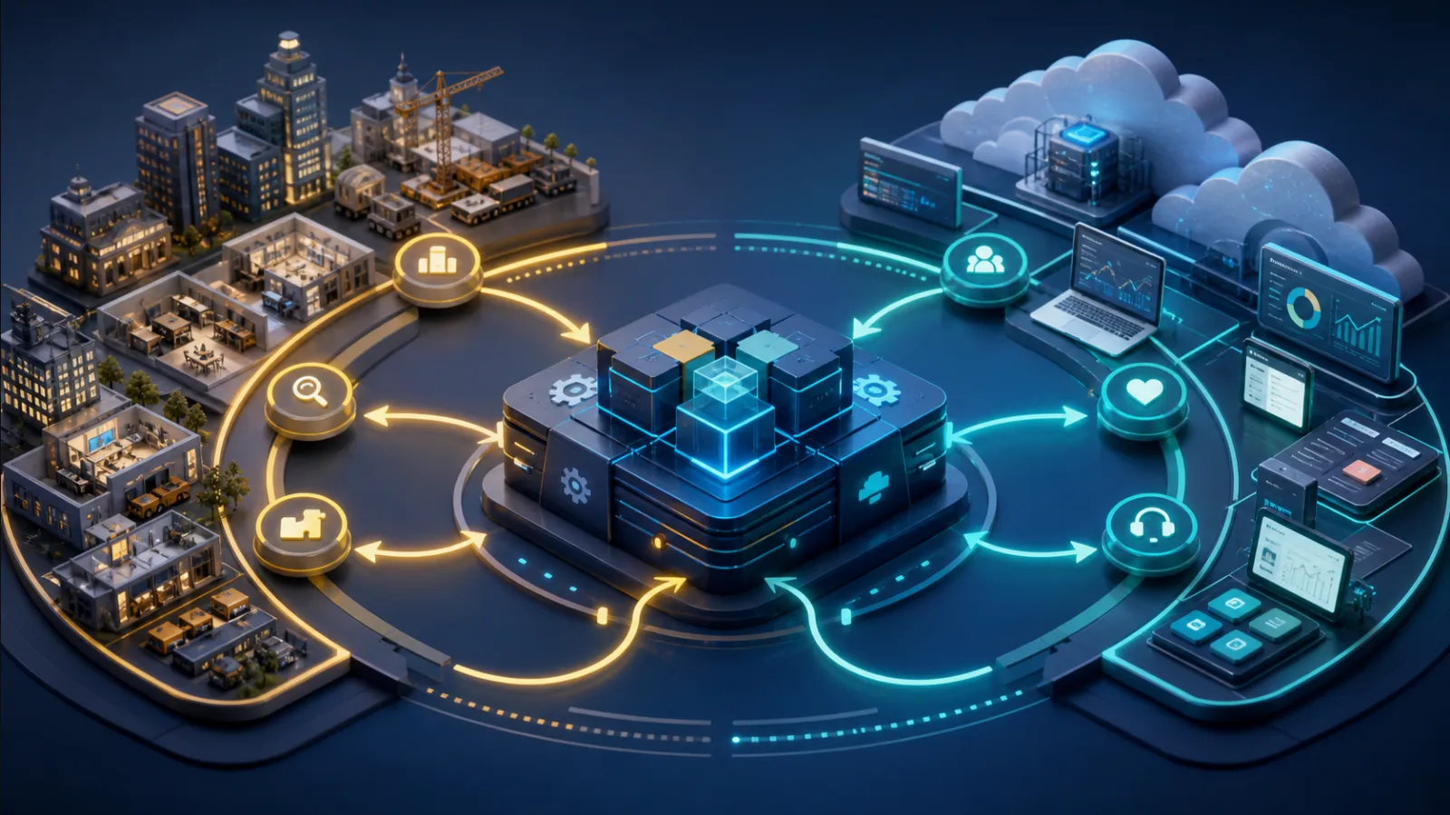 Client services and SaaS product flywheel