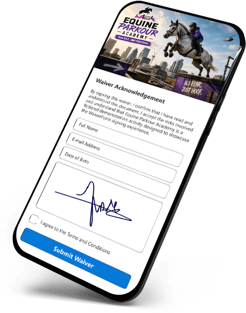 Sign-in securely on any device with WaiverForm
